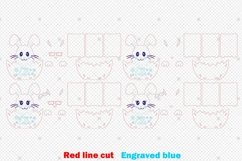 Easter Bunny Basket Svg, Easter Decoration Laser Cut Product Image 2
