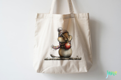 Whimsical Christmas Cabin Clipart Product Image 2