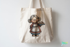 Whimsical Blue Christmas Clipart Product Image 3