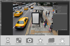 Bus Stop Billboard Top View Product Image 2