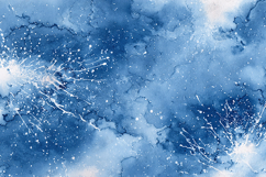 Bright Blue Watercolor Splash Texture Background Product Image 1