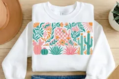 Desert Floral PNG, Boho Desert Landscape PNG, Southwestern C Product Image 1