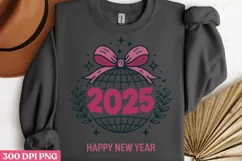 2025 Happy new year PNG, Happy New Year Sublimation PNG Product Image 3