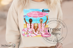 Summer Vibes Beach Friends Design Vacation Relaxation Image Product Image 4