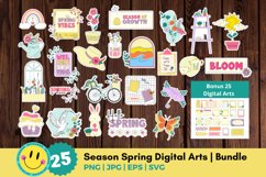 Printables Season Spring Bundle | SVG, PNG, EPS Product Image 1