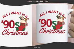90's Christmas png design for T-shirts Product Image 3