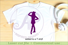 Drill Team Dancer silhouette laser cut outs SVG 2 Product Image 2