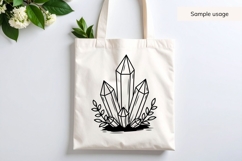 Hand Drawn Crystals SVG - Halloween Decor Product Image 3