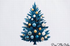 Winter Christmas Tree Sublimation PNG Product Image 1