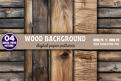 Wood Background Digital Paper Bundle PNG Product Image 4
