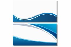 Abstract Blue And White Backgrounds With Dynamic Curves Product Image 2