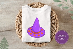 Hand Drawn Halloween Witch Hat Illustration PNG Product Image 3