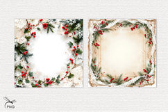 Christmas digital paper, background clipart Product Image 3