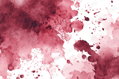 Wine Red Watercolor Splash Stain Texture Background Product Image 1