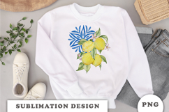 Watercolor Lemons composition png Product Image 3