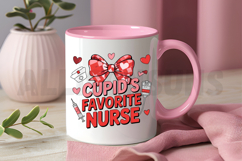 Cupid&#039;s Favorite Nurse PNG, Nurse Sublimation PNG Product Image 3