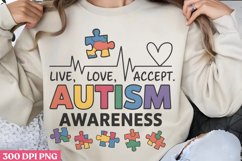 Autism awareness PNG, Autism Sublimation PNG Product Image 3
