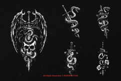 10 Bundle Dark Art Snake Sword Reptile Venom Fangs Serpent Product Image 5