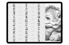 48 Procreate Cute Animals Stamp Brushes Product Image 6