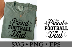 Proud Football Dad Svg | Game Day Svg | Shirt Svg Product Image 3