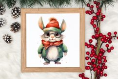 Christmas Farm Animals Sublimation Clipart Product Image 3