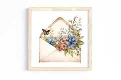 Vintage Floral Writing Clipart Product Image 3