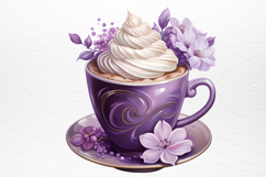 Christmas Hot Cocoa Watercolor Clipart PNG Product Image 3