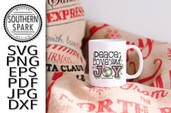 Christmas Peace Love And Joy Christmas Ornament Product Image 4