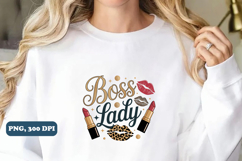 Boss Lady Png sublimation, png design Product Image 3