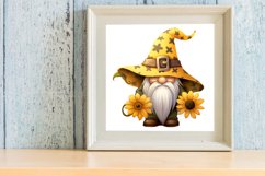 Sunflower Gnomes Sublimation Clipart Bundle Product Image 11