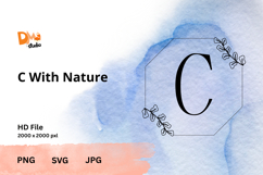 With Nature Monogram Product Image 1