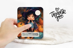 Cute Halloween Little Witch Gift Card Template Product Image 3