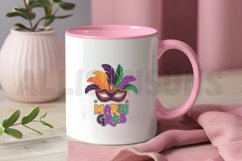 Mardi Gras Venetian Mask Sublimation PNG Design Product Image 3