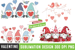Valentine's Day sublimation,Valentine's Day PNG,Valentine Product Image 1