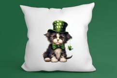 St Patricks Day Cats Clipar, Bundle, St Patricks Day Cats Product Image 3