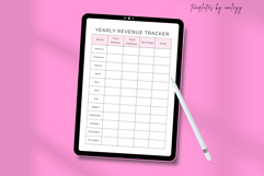 Yearly Revenue Tracker Planner canva template Product Image 3
