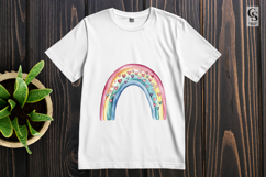 Rainbow Hearts Clipart PNG Product Image 3