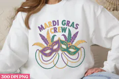 Mardi Gras Crew PNG, Mardi Gras Sublimation PNG Product Image 3