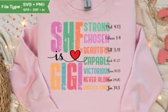 She Is Gigi SVG | Mother Day PNG | Happy Mother's Day SVG Product Image 1