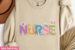 Nurse PNG, Retro Nurse Easter Sublimation P Product Image 3