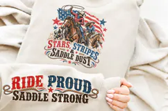 Rodeo Cowboy Front Sleeve PNG, Western Rodeo Sleeve Shirt De Product Image 3