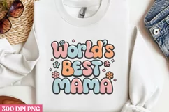 World's best mama PNG, Mom Mama PNG Product Image 1