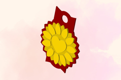 Sunflower, 40 OZ Tumbler, STL/3MF files for 3D Printing Product Image 3