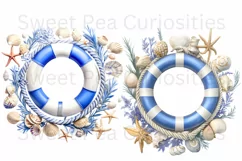 Ocean, Sea, Ephemera, PNG, watercolor, Clipart Product Image 3