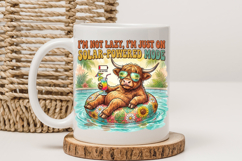 Funny Highland Cow PNG, Solar Powered Mode Sublimation Product Image 3