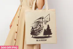 HE IS RIZZIN PNG, Jesus Sublimation PNG Product Image 3