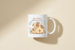 Cow Mama Png Bundle, Moo Mama, Heifer Mama, Highland Mama Product Image 3