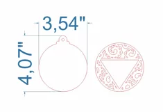 Family Christmas Tree Toy SVG laser cut file for Glowforge Product Image 4