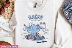 Racer City 1 PNG, Cute Animal Sublimation Product Image 1