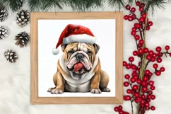 Pets Love Christmas Watercolor Clipart, Christmas PNG Product Image 3